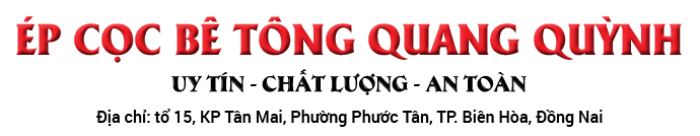 Ép cọc bê tông Quang Quỳnh